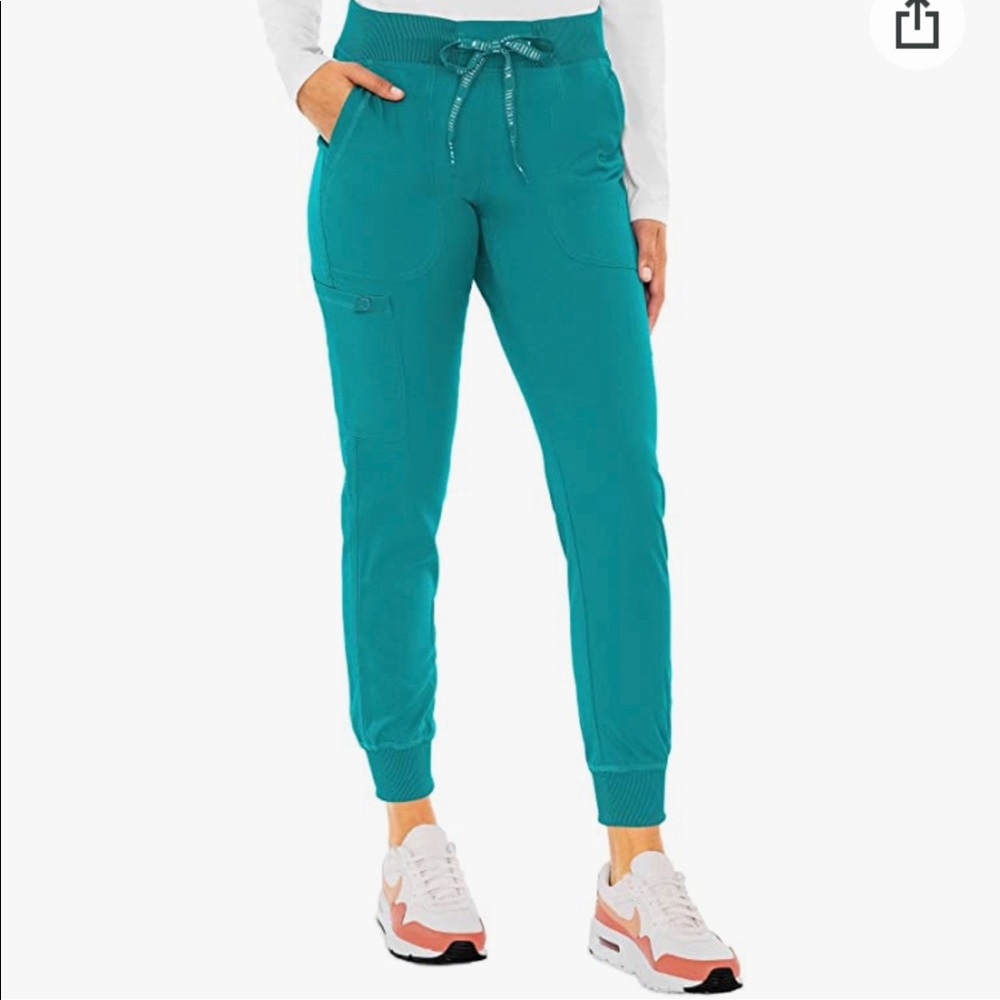 Teal scrub bottoms